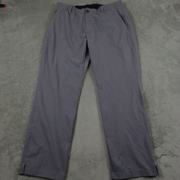 Under Armour Pants Mens 36x30 Gray Chino Pockets Golf Activewear - Picture 1 of 8